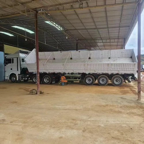 Side Dump Trailers 3 Axles Side Tipper Trailer 45cbm Tipper Grain Dumping Truck Trailer for Sale