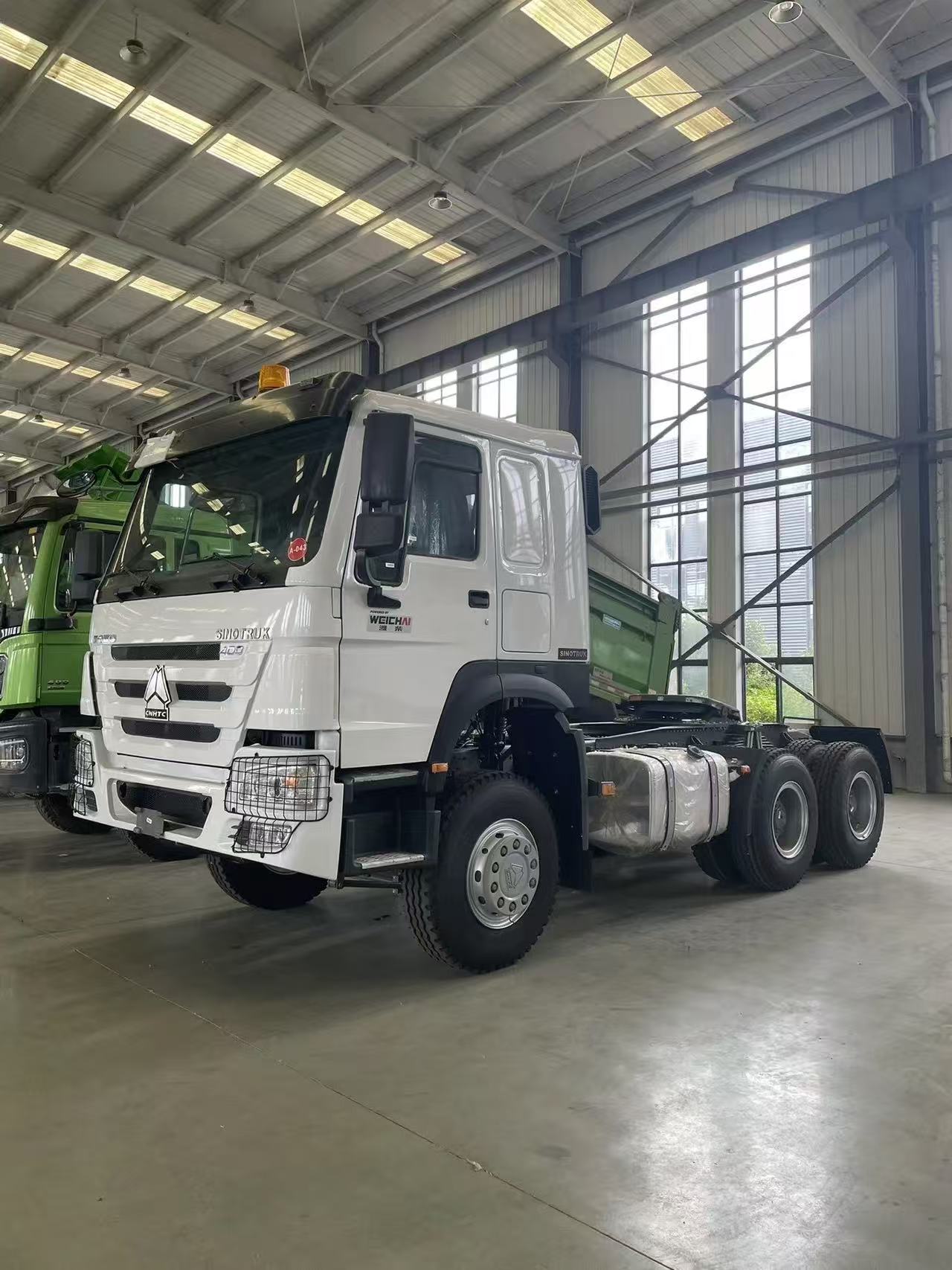 Remanufactured SINOTRUK HOWO 6×4 Tractor Head Weichai Euro III Big Pump 400HP For Container Logistics Export