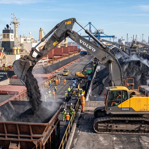 How Large Excavators Boost Port Handling Speed & Efficiency