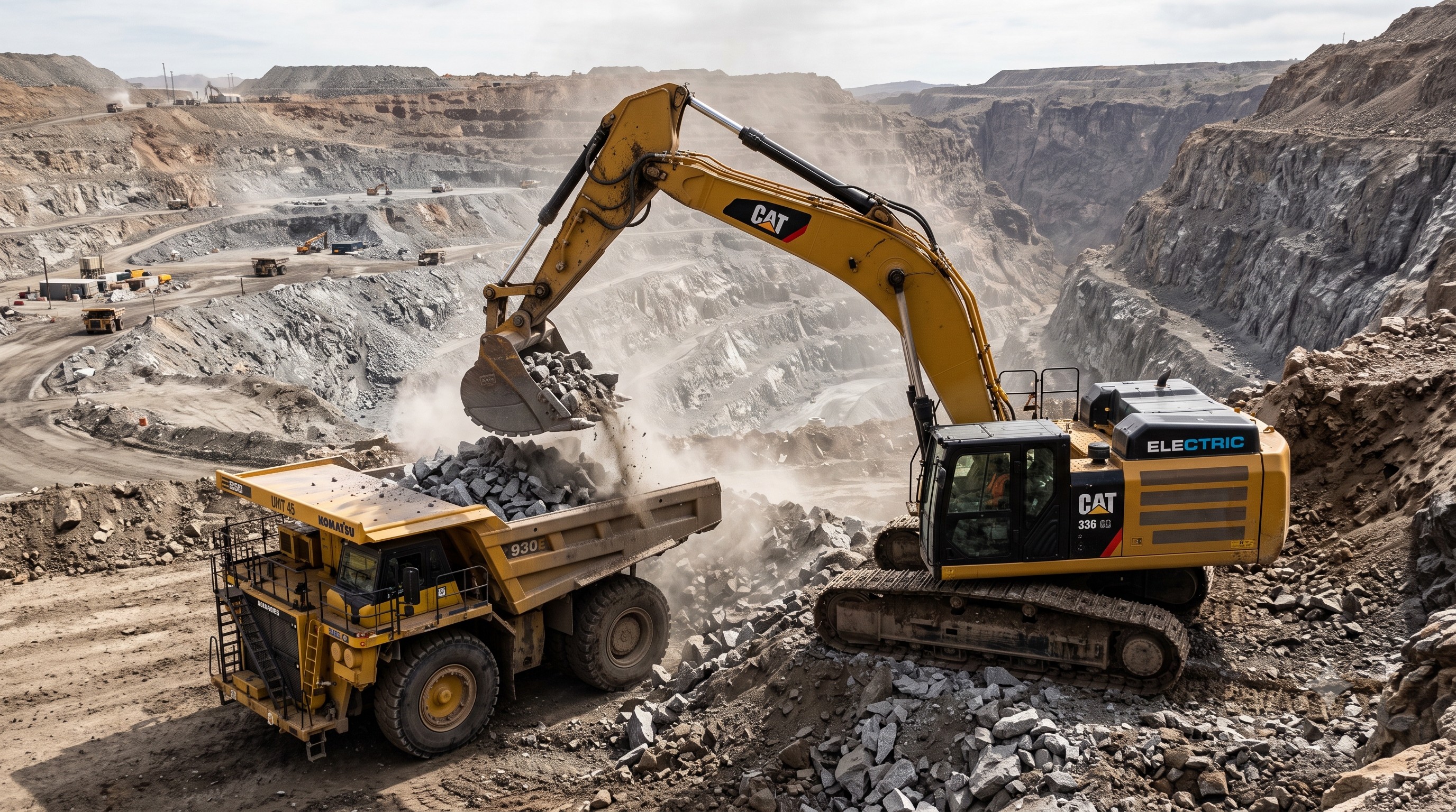 Electric Excavating Machine | 37.8 Ton Zero-Emission Mining Excavator