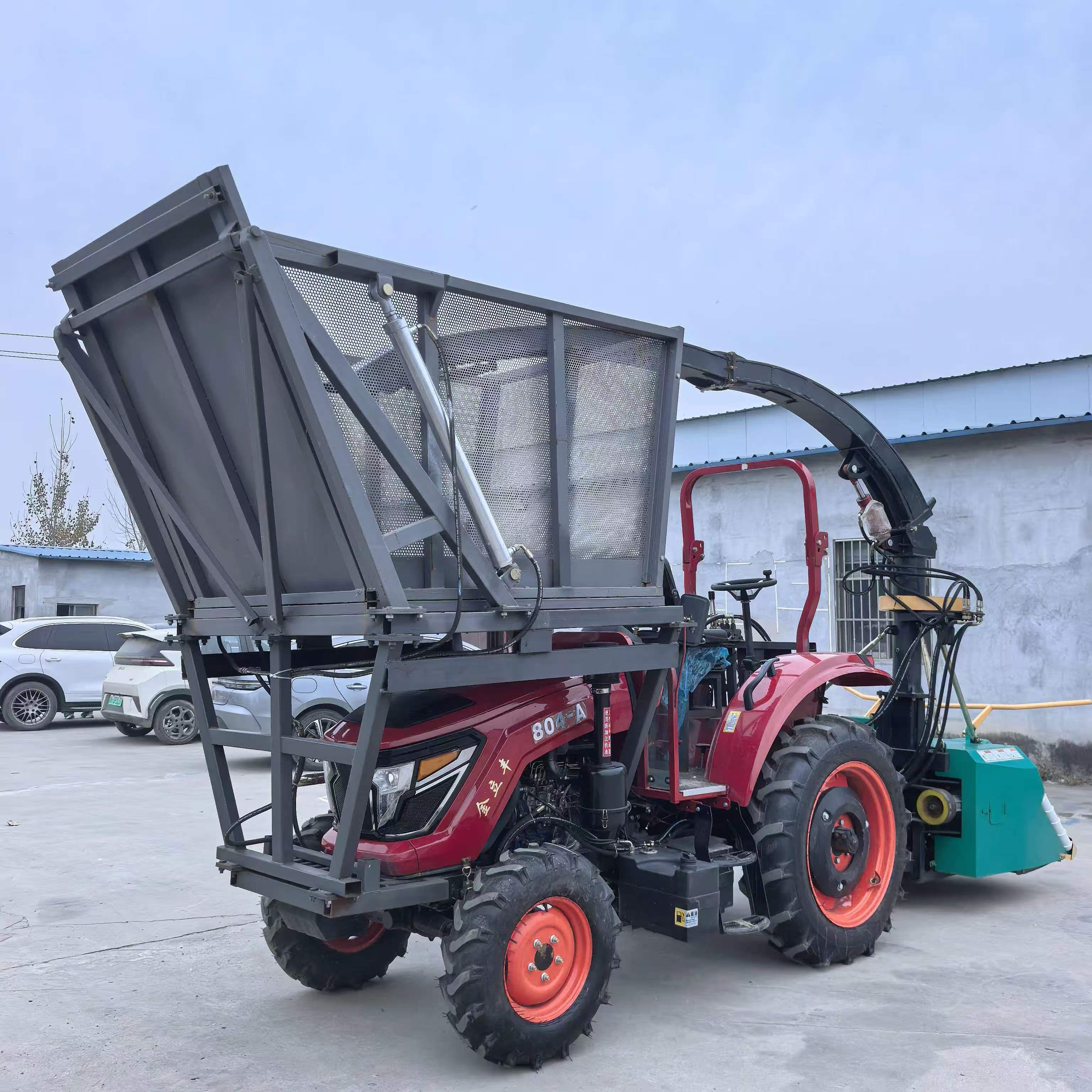 Three-point Hitch Tractor Mounted Silage Harvester Complete Set For Farm Export