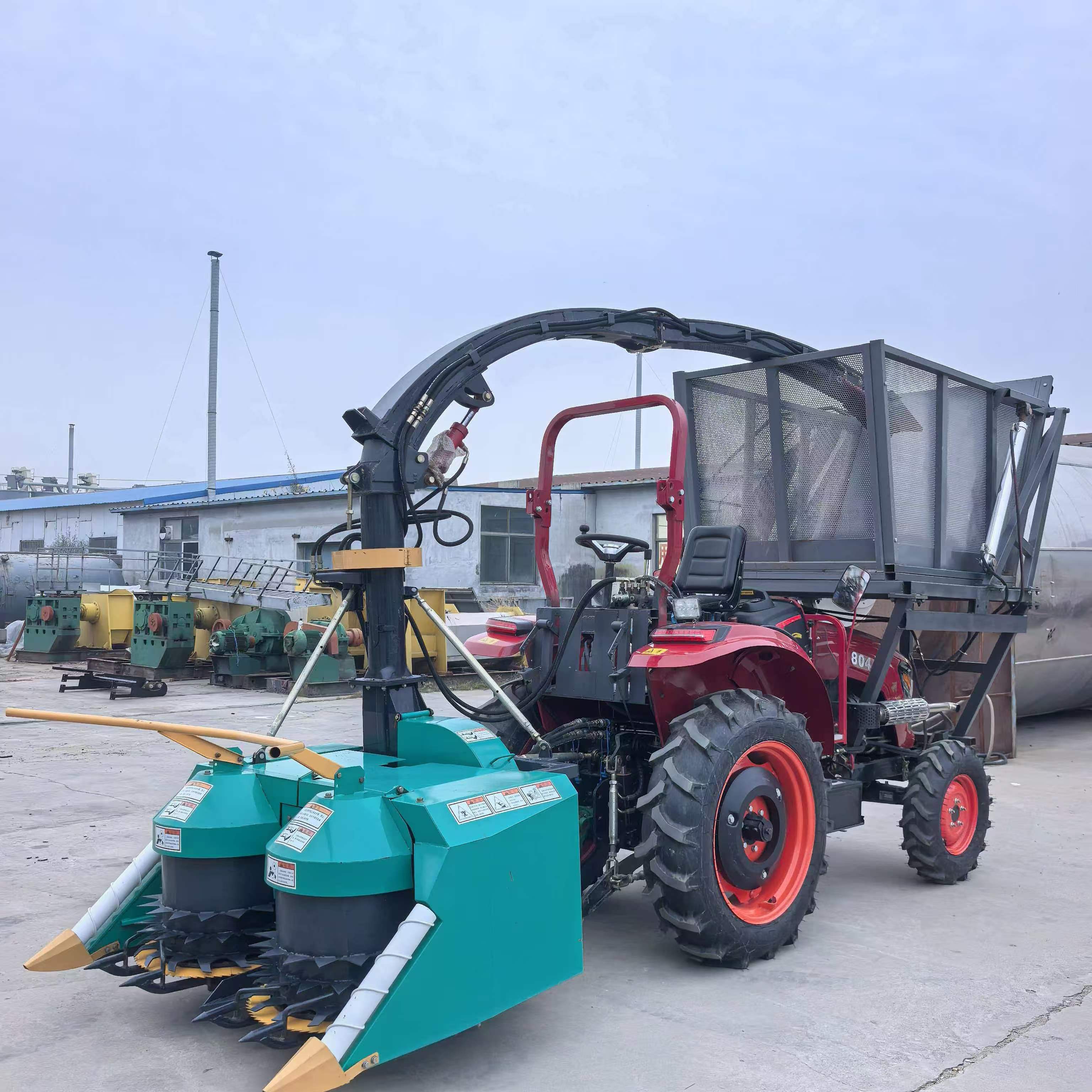 Three-point Hitch Tractor Mounted Silage Harvester Complete Set For Farm Export