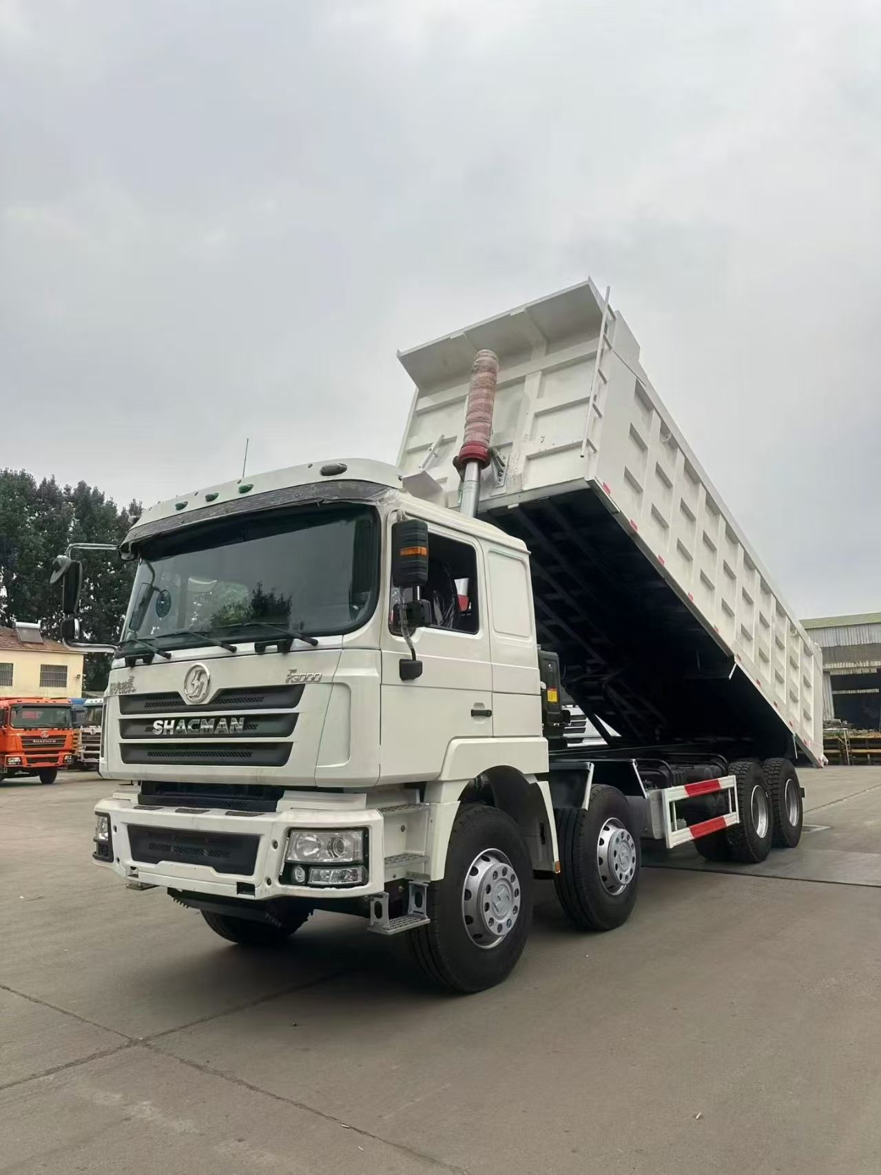 Shaanxi Delong F3000 large pump engine 8×4 dump truck