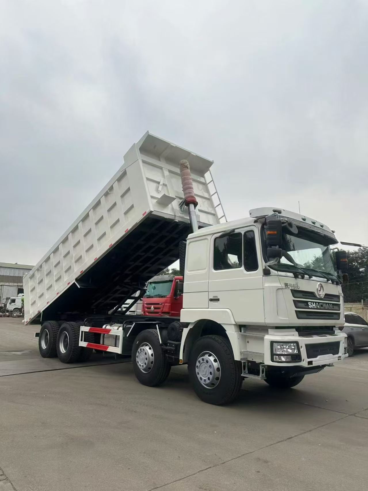Shaanxi Delong F3000 large pump engine 8×4 dump truck