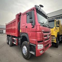 6×4 Rear Eight Wheel Remanufactured HOWO Tipper Truck Heavy-duty Construction Transport