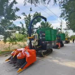 All-in-one Crawler Maize Forage Harvester With Grain Crushing Device For Pasture Silage Making