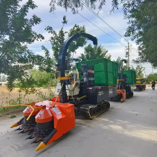 All-in-one Crawler Maize Forage Harvester With Grain Crushing Device For Pasture Silage Making