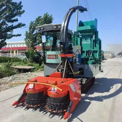 Crawler Self-propelled Straw Harvest Baling All-in-one Machine Independent Power No Tractor Farm Export