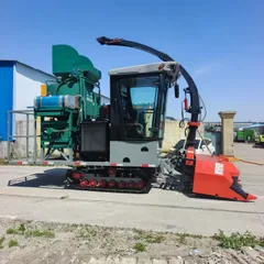 Crawler Self-propelled Straw Harvest Baling All-in-one Machine Independent Power No Tractor Farm Export