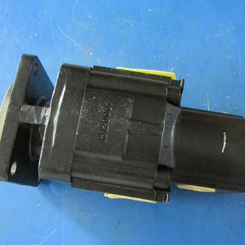 This accessory is a right-hand double gear hydraulic pump specifically designed for the XCMG LW400K loader, with part number 803083600 and model specification KP30.61/PLP20.20-R