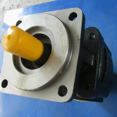 This accessory is a right-hand double gear hydraulic pump specifically designed for the XCMG LW400K loader, with part number 803083600 and model specification KP30.61/PLP20.20-R