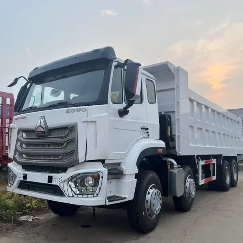 SINOTRUK HOWO Remanufactured 8×4 Dump Truck Large Capacity U Cargo Box For Mine Construction