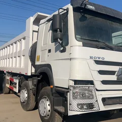 SINOTRUK HOWO Remanufactured 8×4 Dump Truck Large Capacity U Cargo Box For Mine Construction