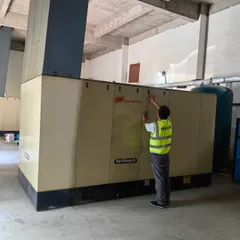 Industrial Second Hand Screw Air Compressor Wide Power Range 5.5 To 250 Cubic Meter Per Minute Air Output For Factory Pneumatic Equipment