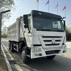 SINOTRUK HOWO Remanufactured 8×4 Dump Truck Large Capacity U Cargo Box For Mine Construction