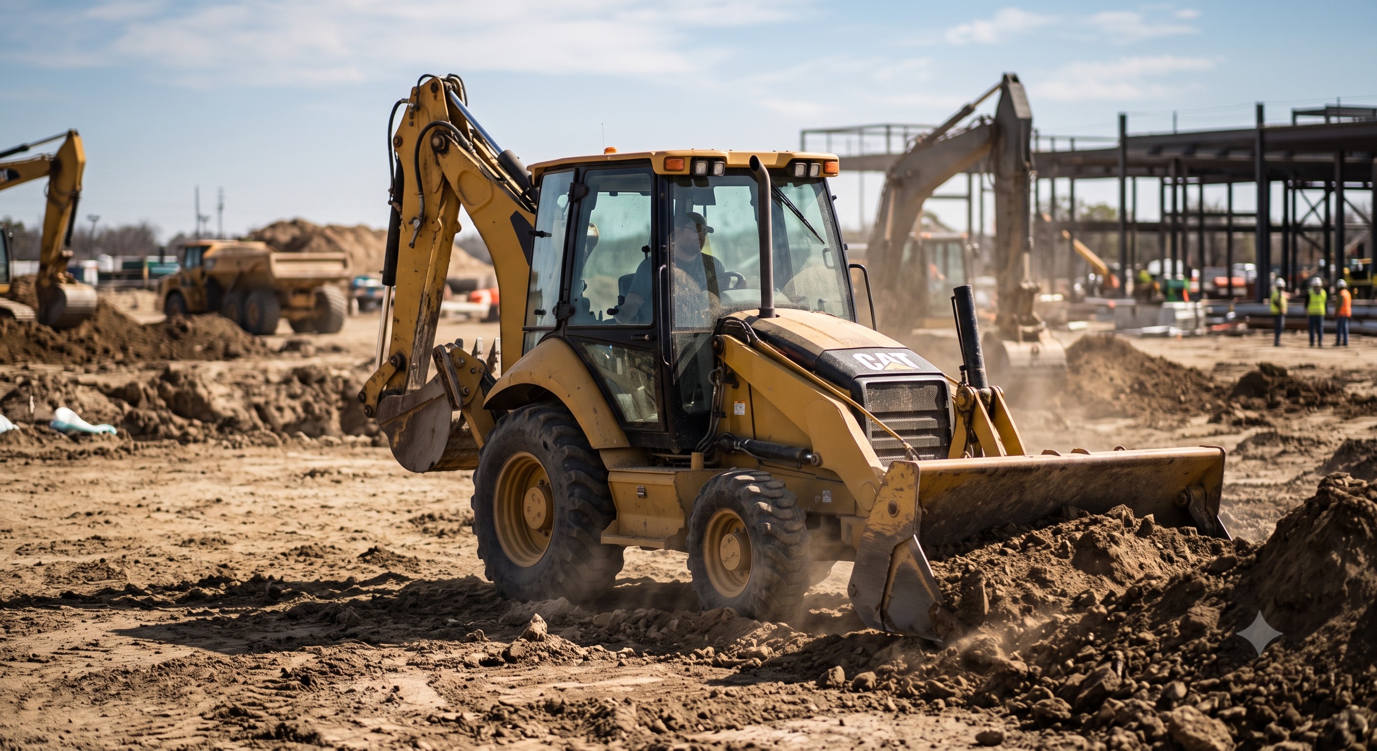 3 Ton Backhoe Loader | Heavy-Duty Earthmoving Equipment