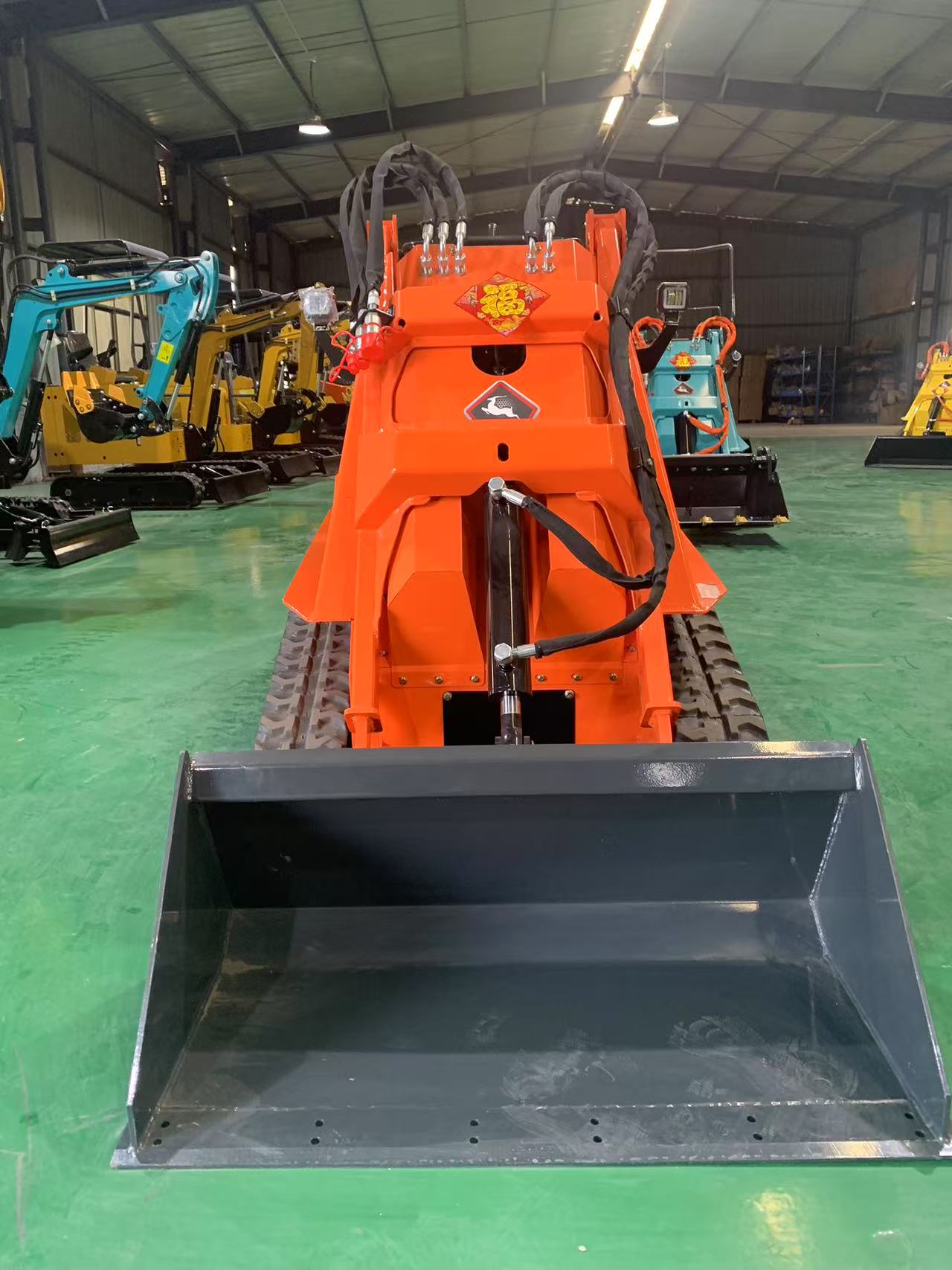 Factory Direct RT26-7 Compact Track Loader 1000kg Operating Weight Mini Track Loader With Multiple Attachments