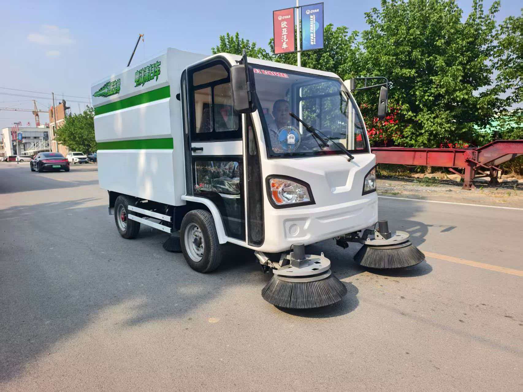 Pure suction electric sweeper  industrial electric sweeper