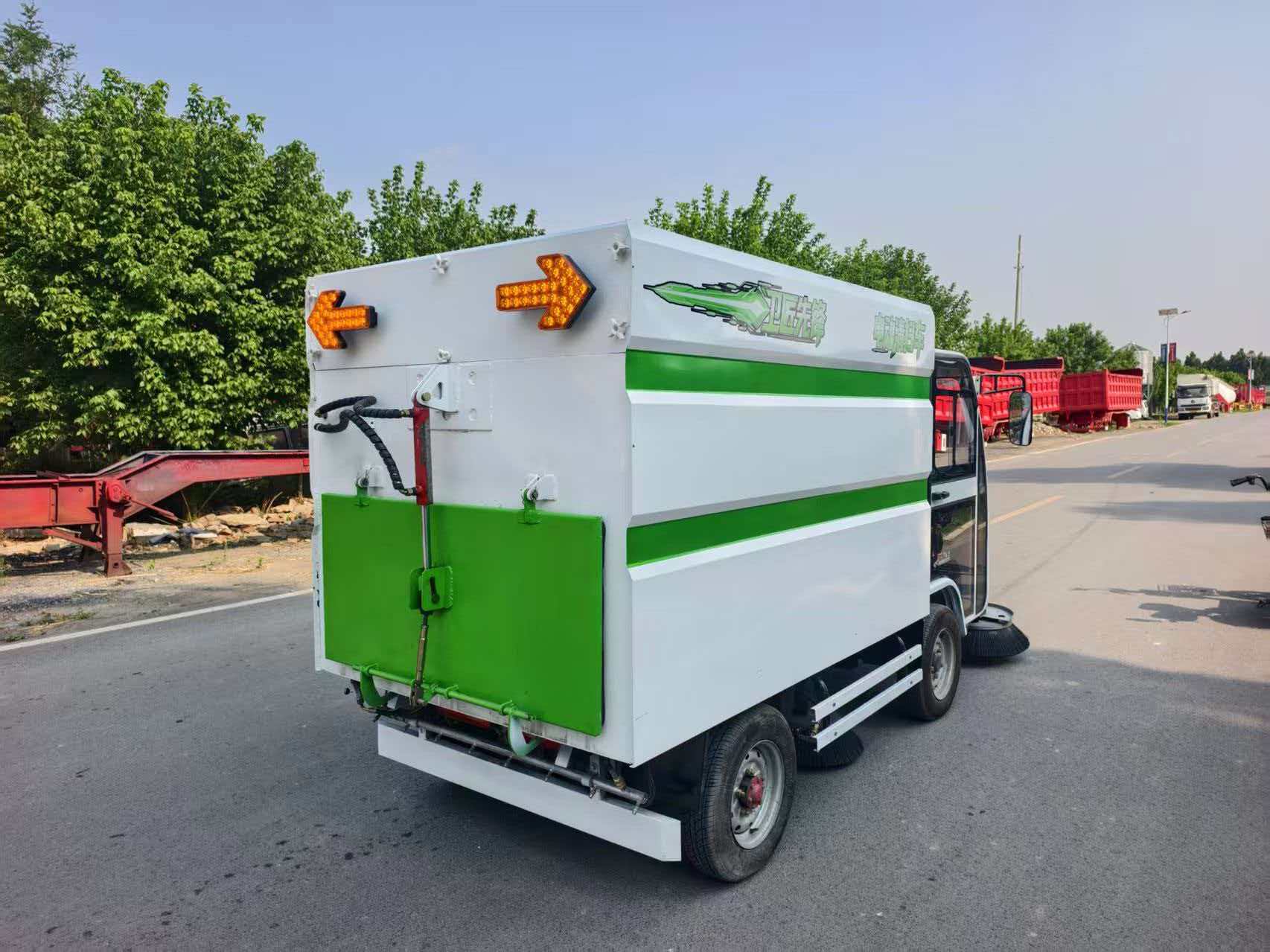 Pure suction electric sweeper  industrial electric sweeper