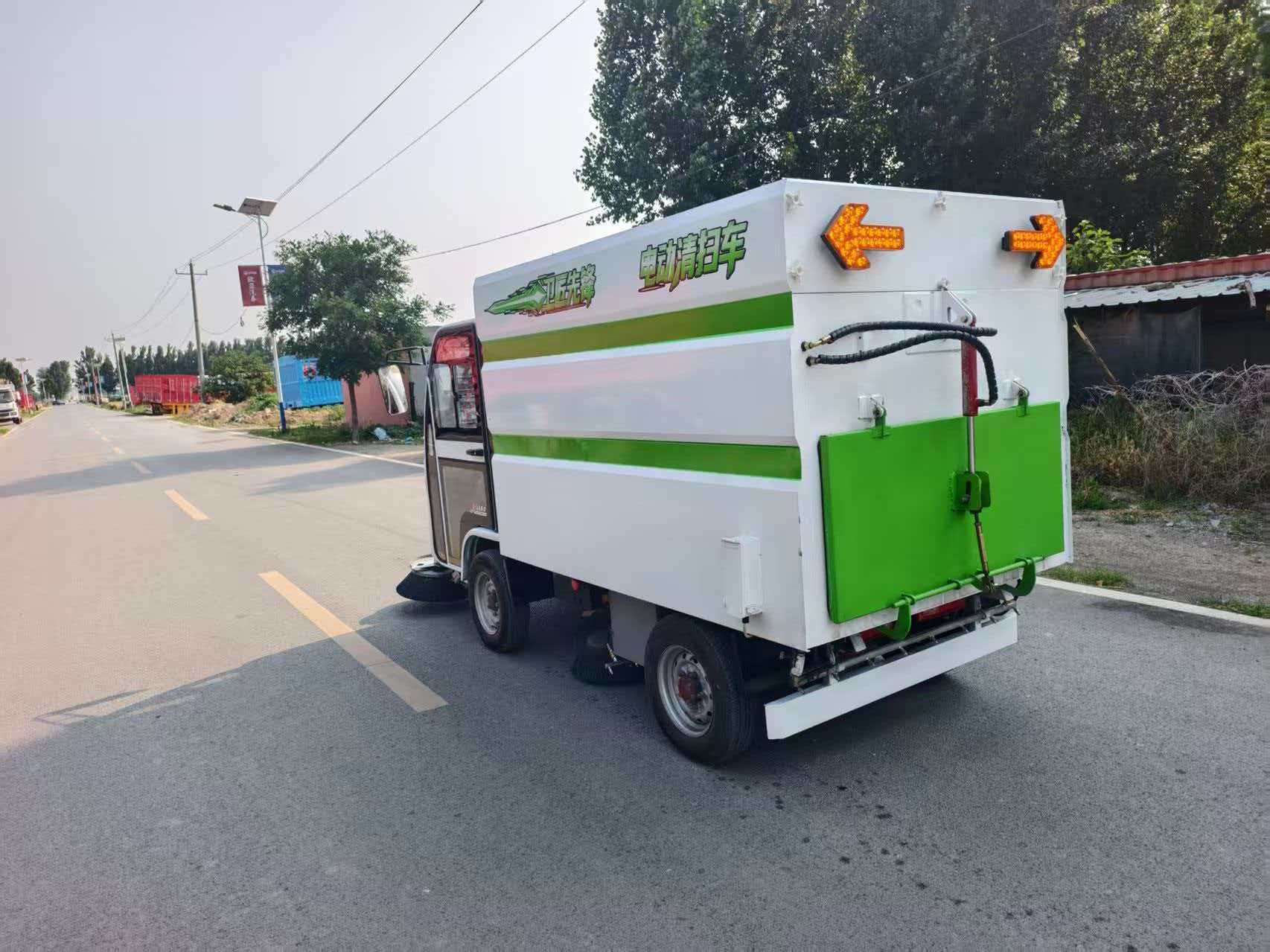 Pure suction electric sweeper  industrial electric sweeper