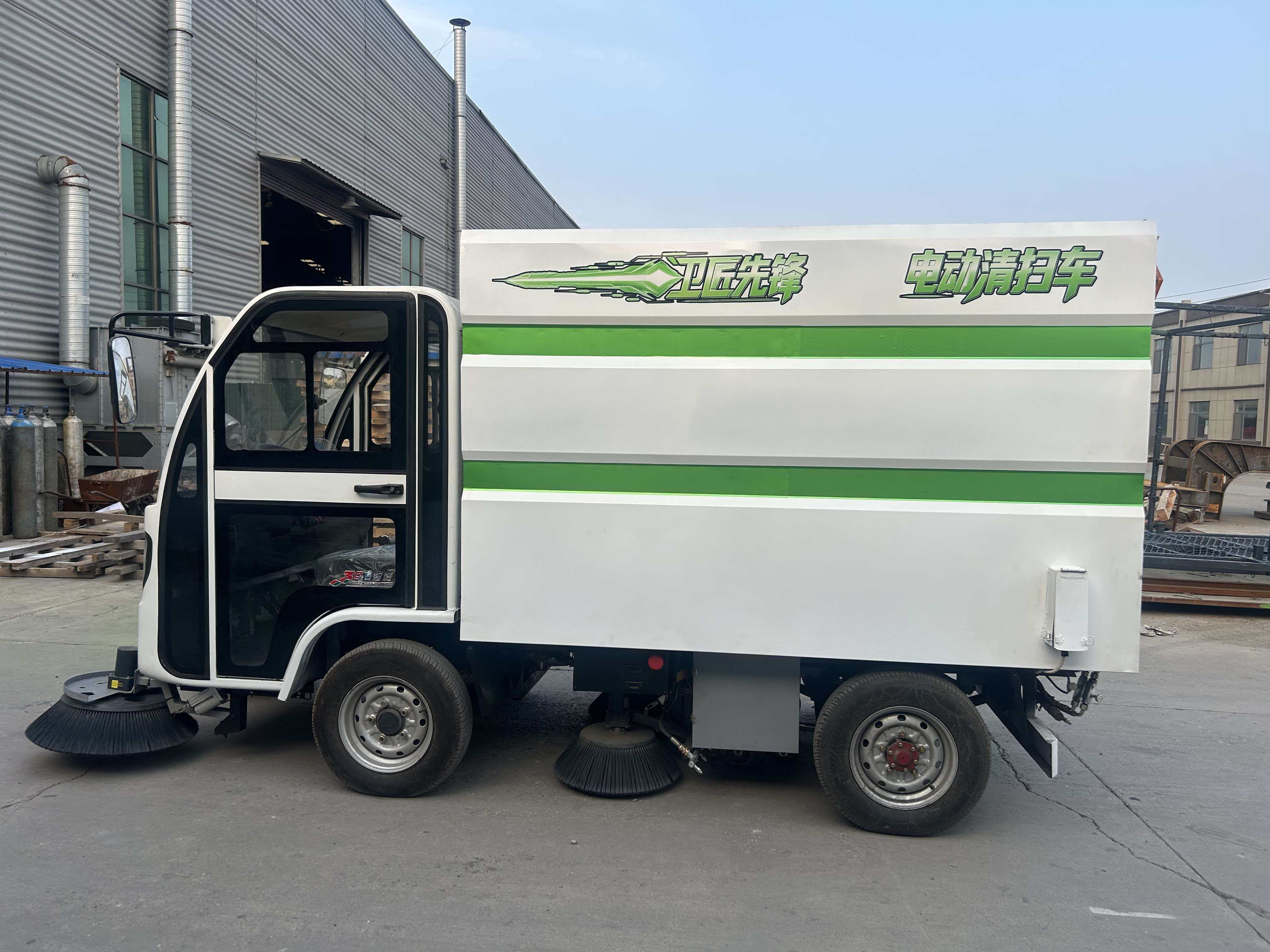 Pure suction electric sweeper  industrial electric sweeper