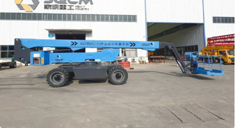 Factory JQCM 28m Self-propelled Telescopic Boom Lift, Full Pre-shipment Function Test Before Shipment