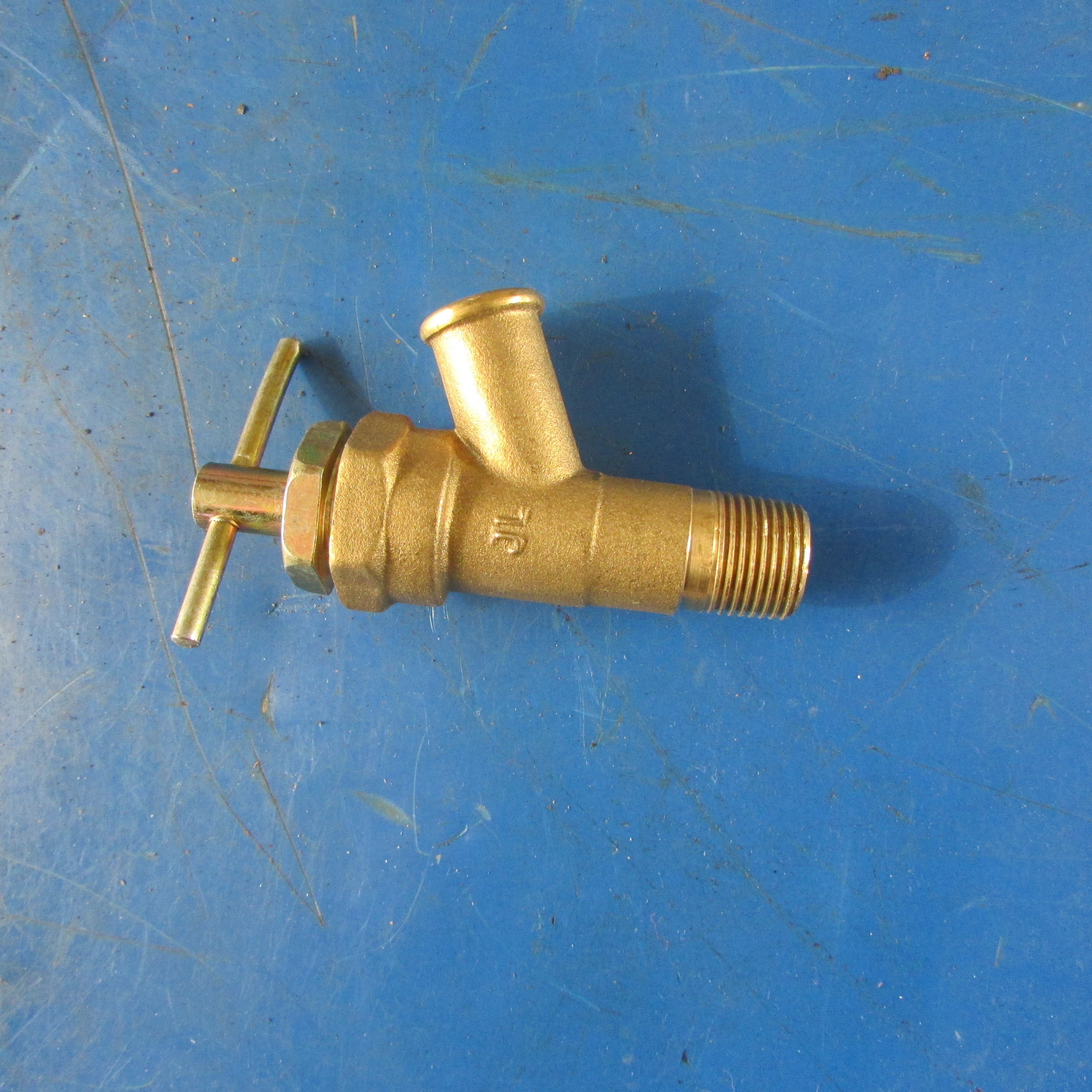 XCMG Heater Hot Water Valve 250300125 ZL50.26.5 — Genuine Brass Cock Switch for ZL50/LW500 Loader