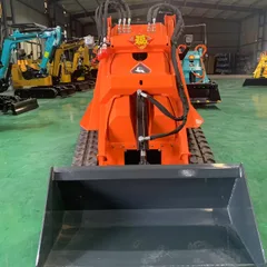 Factory Direct RT26-7 Compact Track Loader 1000kg Operating Weight Mini Track Loader With Multiple Attachments