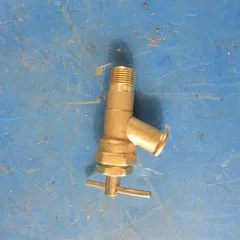 XCMG Heater Hot Water Valve 250300125 ZL50.26.5 — Genuine Brass Cock Switch for ZL50/LW500 Loader