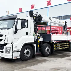 16 Ton SHACMAN Truck Mounted Crane JQCM 5 Section U Boom Hydraulic Lifting Transport Vehicle Export