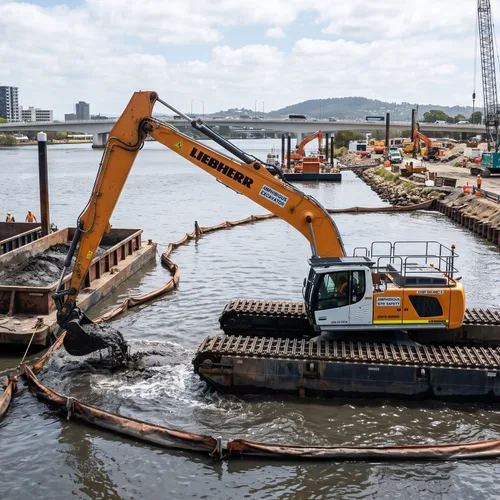 Why Are Amphibious Excavators Essential for River Dredging?