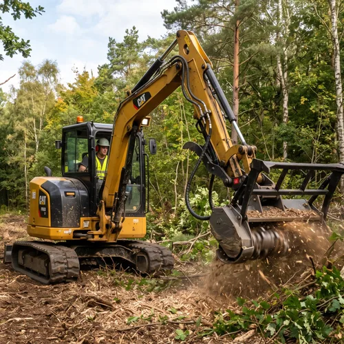 Can a Compact Excavator Handle Heavy Forestry Work? Technical Analysis & Application Guide