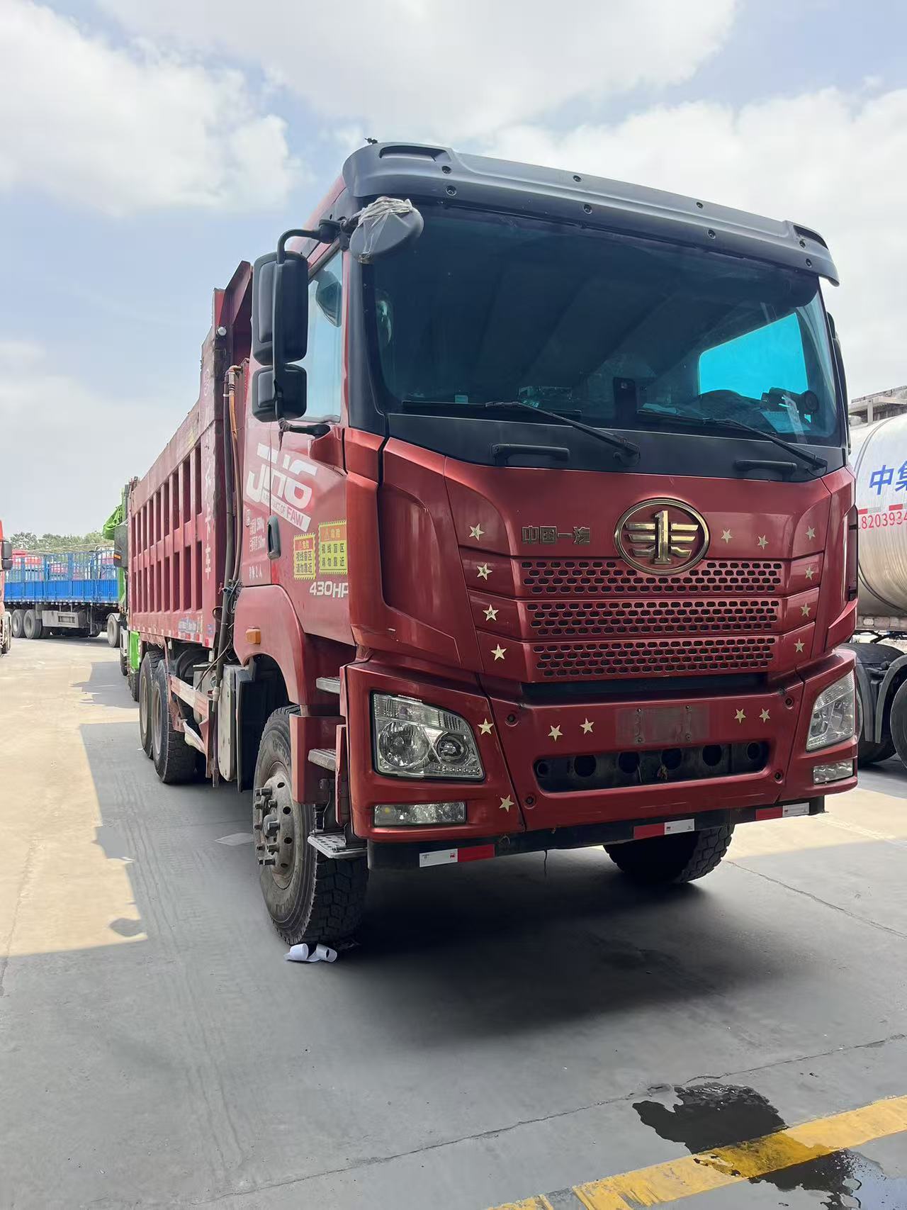 Used Jiefang JH6 6x4 Dump Truck Aug 2020 Weichai 430HP 6.2m Tipper Truck Floor14 Side12