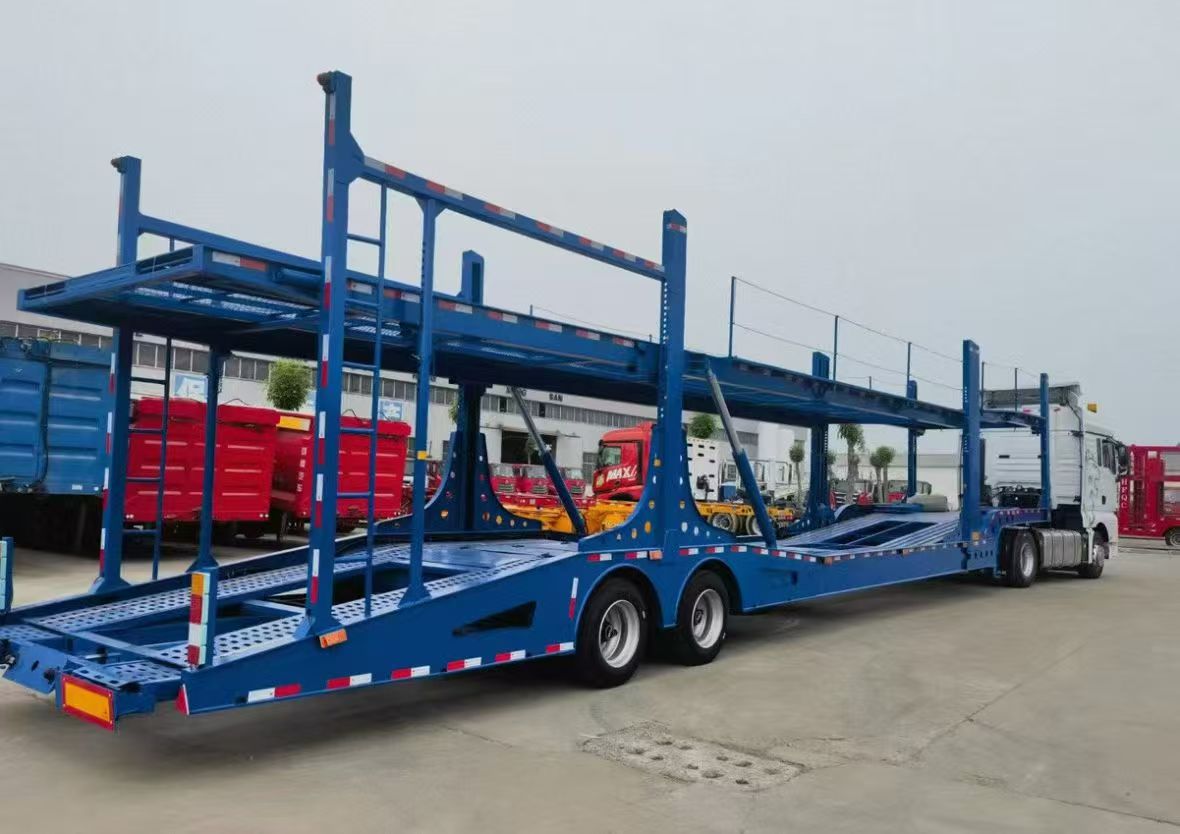 Used Low Bed Semi Trailer, Rear Tipper Semi Trailer, Car Carrier Trailer, Various Second Hand Semi Trailers In Stock