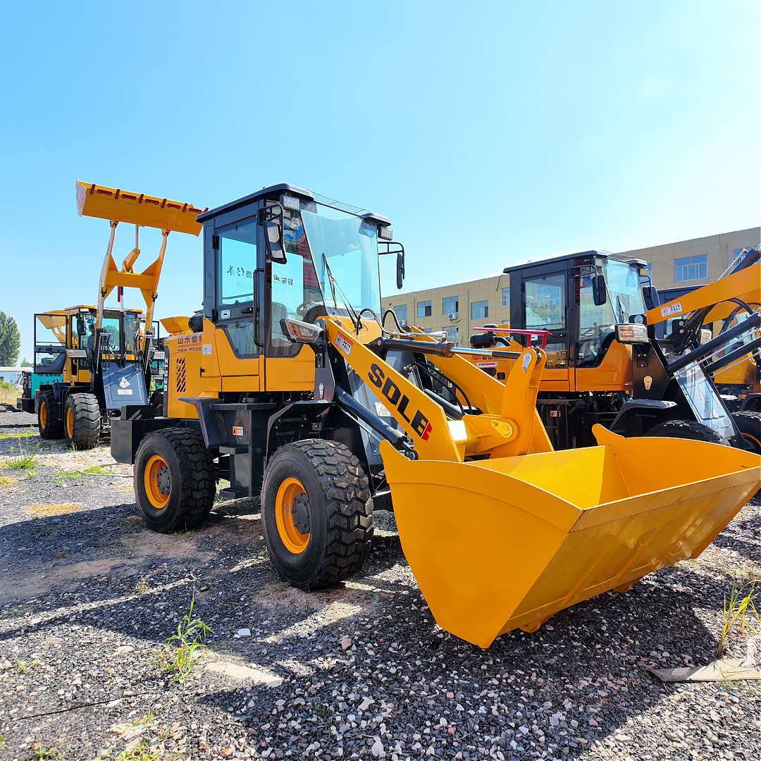 938 Mini 4WD Diesel Loader Thickened Boom Side Reduction Axle Air Brake For Farm & Construction