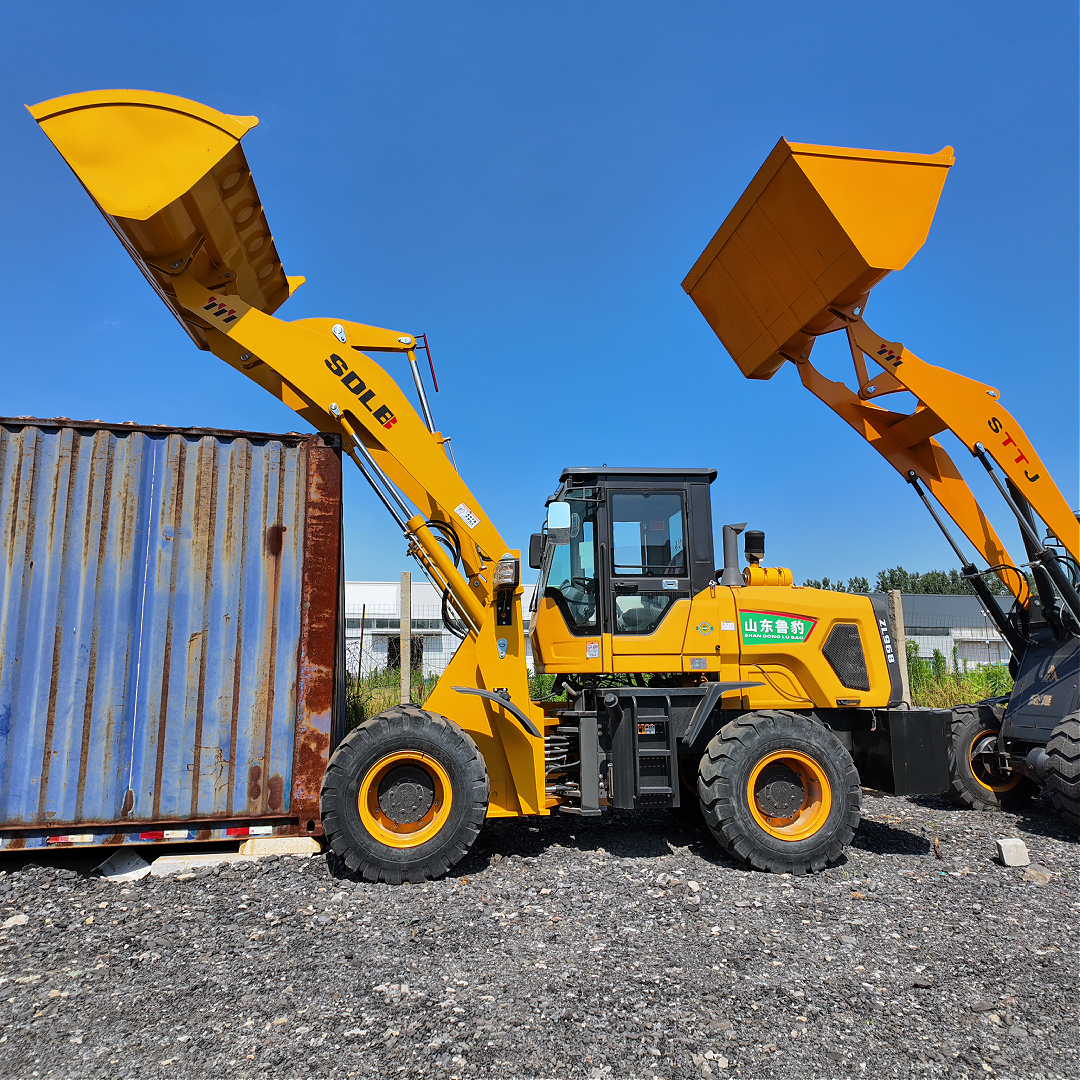 Lubao 968 Grain King Wheel Loader 4.5m Dumping Height 2.15m Bucket Complete Set Export