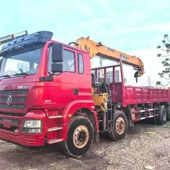 Used Truck Mounted Crane & Concrete Pump Truck, Shacman & Howo Chassis, Various Models Optional