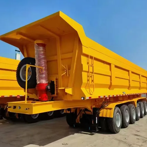 Used Low Bed Semi Trailer, Rear Tipper Semi Trailer, Car Carrier Trailer, Various Second Hand Semi Trailers In Stock