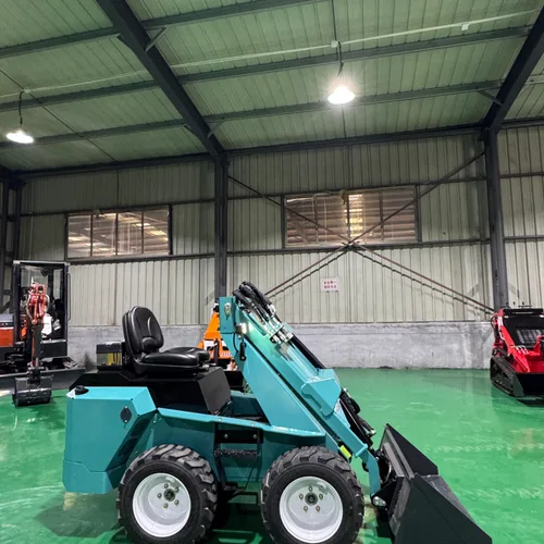 RW28-8 Wheel Skid Steer Loader 1050kg Operating Weight 20L Large Tank Mini Loader For Snow Removal