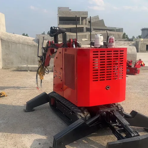 Remote Controlled Hydraulic Demolition Robot, Wireless Crawler Demolition Machine for Indoor Breaking & Emergency Rescue