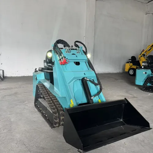 RT28-7 Track Skid Steer Loader 1100kg Operating Weight Mini Track Loader With Multiple Attachments