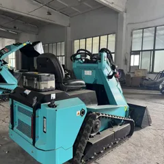 RT28-7 Track Skid Steer Loader 1100kg Operating Weight Mini Track Loader With Multiple Attachments
