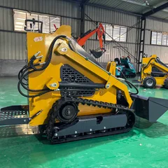 XT360 Small Track Skid Steer Loader With ZONSEN420 Engine Large Fuel Tank Multifunctional Mini Loader
