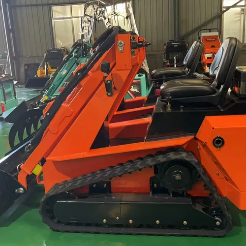 RT28-8 Track Skid Steer Loader 1100kg Operating Weight 20L Large Tank All Terrain Mini Loader
