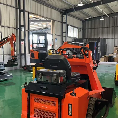 RT28-8 Track Skid Steer Loader 1100kg Operating Weight 20L Large Tank All Terrain Mini Loader