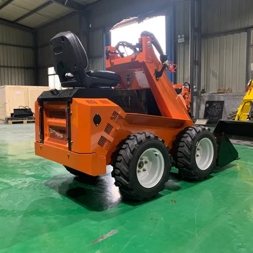 RW26-7 Wheel Skid Steer Loader 950kg Operating Weight Mini Skid Steer With Multiple Attachments