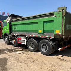 Second Hand Sinotruk Howo TX 8×4 Construction Muck Truck Weichai 400HP 5.8m Cargo Box