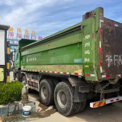 Municipal Green Used Delong M3000S Dumper Truck 2021 Year 400HP Weichai Engine