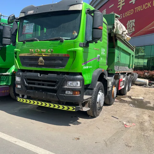 Second Hand Sinotruk Howo TX 8×4 Construction Muck Truck Weichai 400HP 5.8m Cargo Box