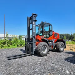 Off-road Diesel Forklift With Weifang 490 Engine 280 Torque Converter Outdoor Material Handling Machinery